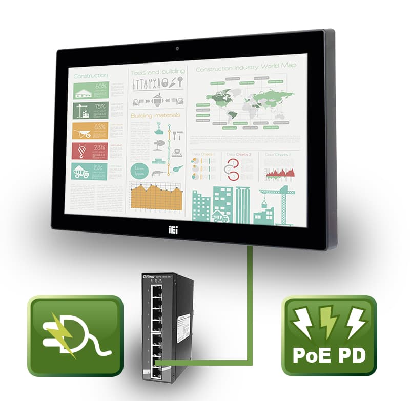 Interactive 7" All-in-One PC with PoE+
