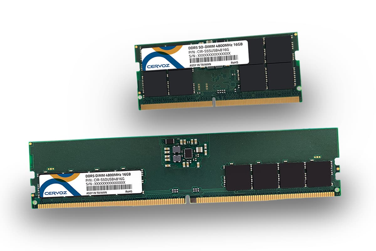 Industrieller DDR5 DRAM Arbeitsspeicher