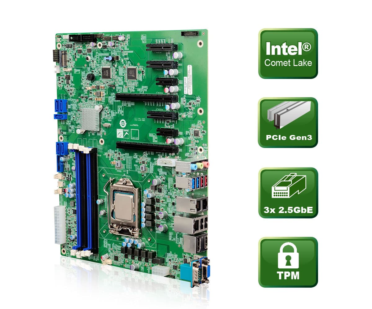 IMBA-Q471 - ATX Mainboard mit Tripple 2.5GbE Slots für 11-te Generation 