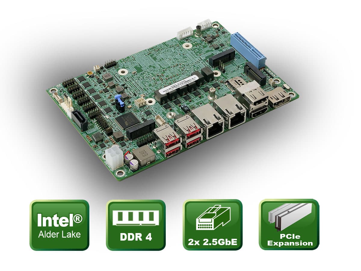 EPIC Mainboard mit Intel® Mobile Alder Lake-P Prozessor
