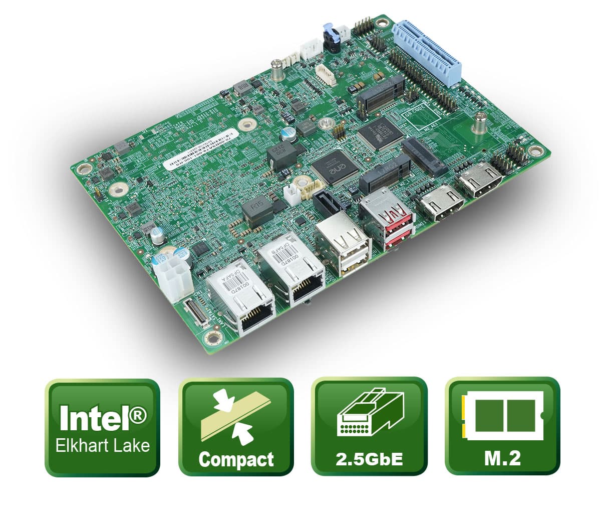 EPIC mainboard with standard PCIe expansion connector
