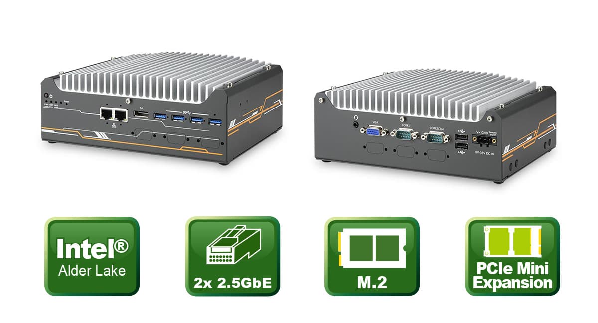 Compact, fanless embedded system