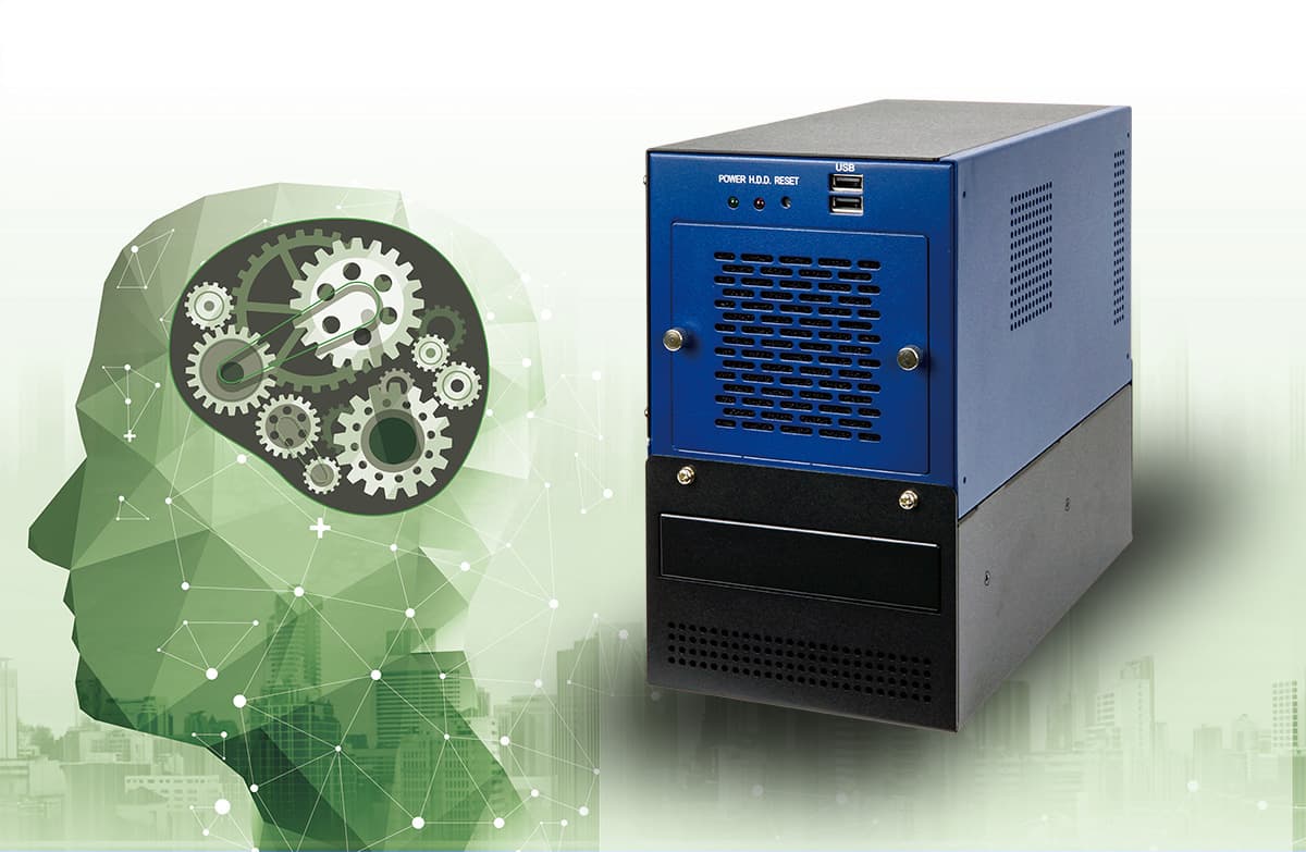 Compact AI half-size system with Intel® Xeon® processor