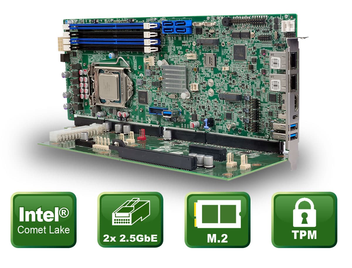 PCIE-Q470 – Full-Size PICMG1.3 Gen. 11 Slot CPU Card 