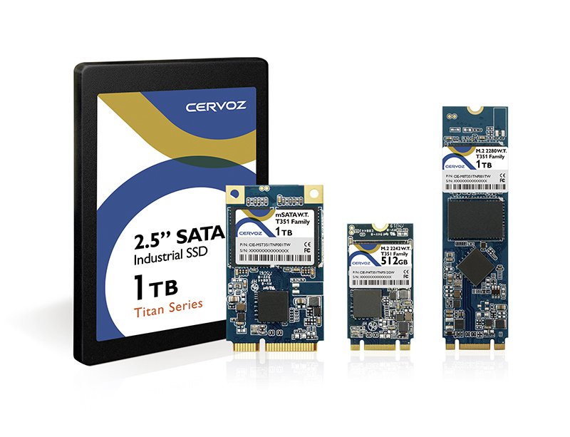 T351 Series – 3D NAND Flash SSD up to 1TB