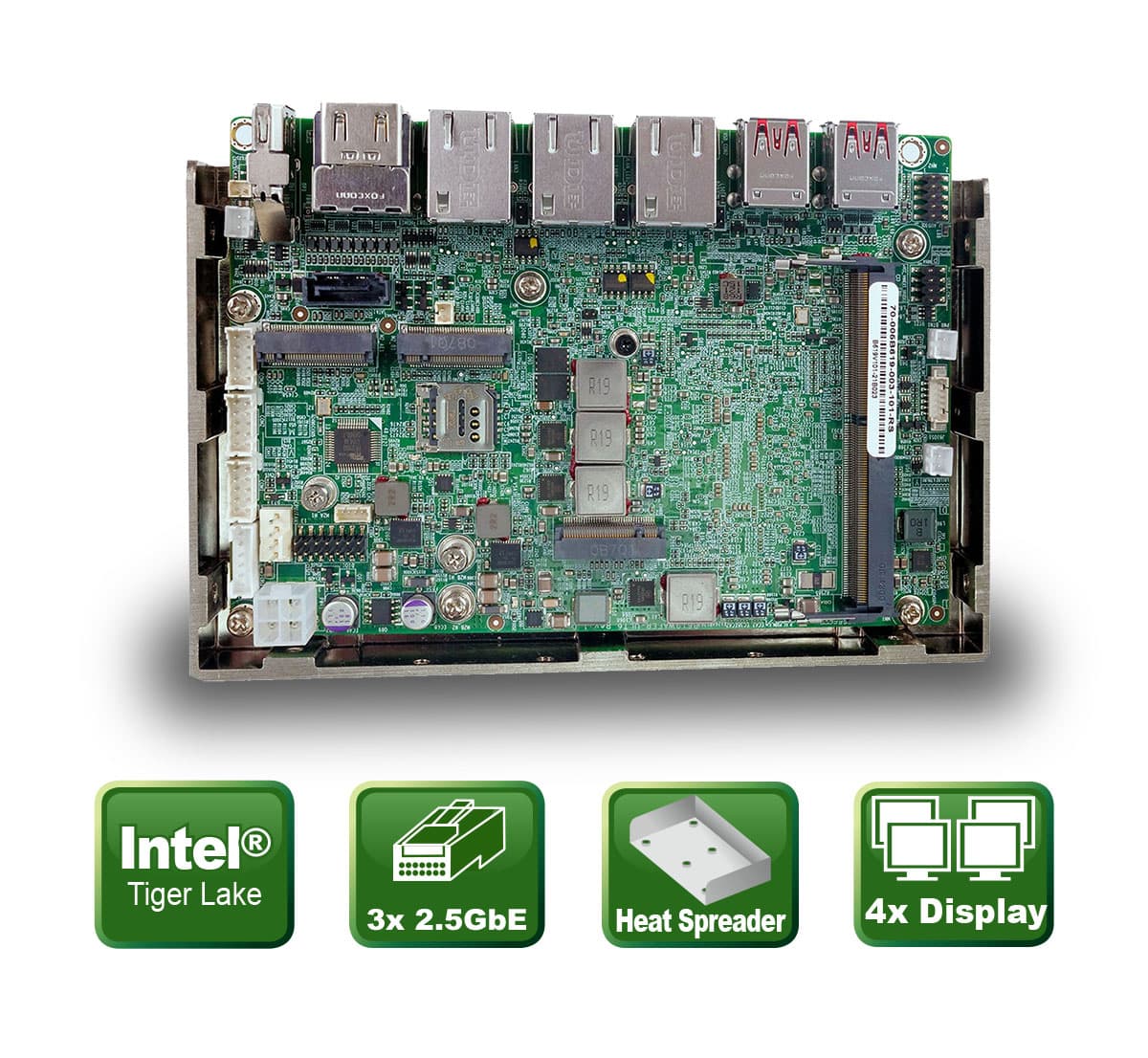 3,5” WAFER-TGL Embedded Board mit Tiger Lake Prozessor